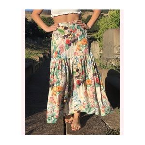 Samantha Pleet Freda Skirt - size 14 -floral skirt